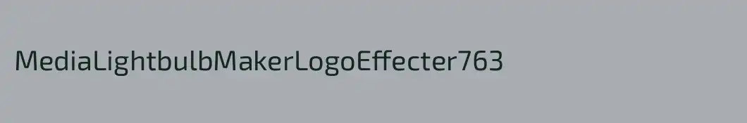 MediaLightbulbMakerLogoEffecter763