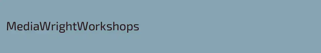 MediaWrightWorkshops