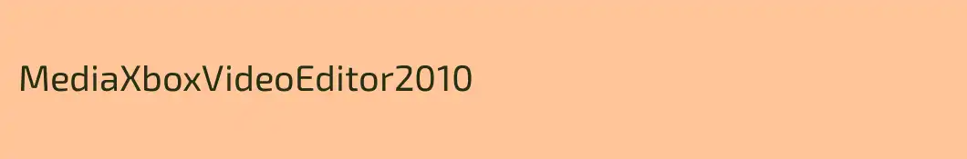 MediaXboxVideoEditor2010