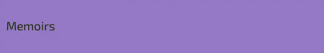 Memoirs