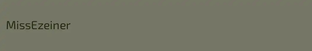 MissEzeiner