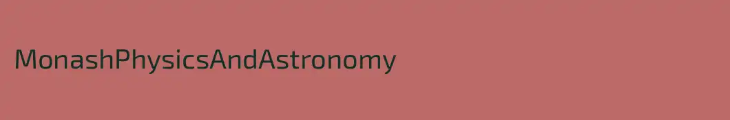 MonashPhysicsAndAstronomy