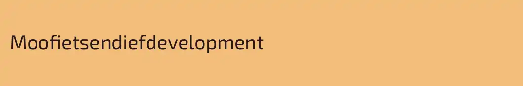 Moofietsendiefdevelopment