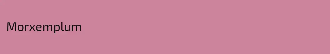 Morxemplum