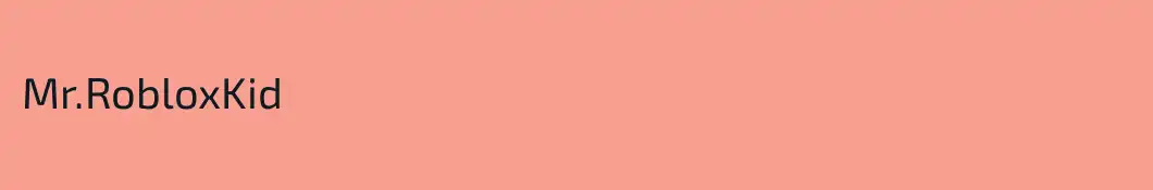 Mr.RobloxKid