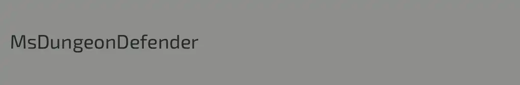 MsDungeonDefender