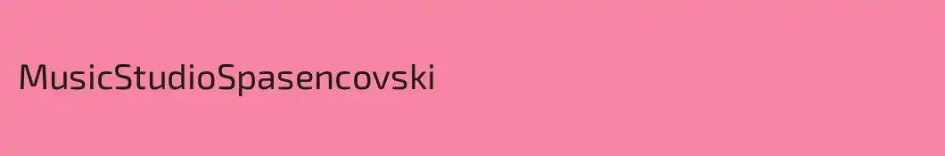 MusicStudioSpasencovski