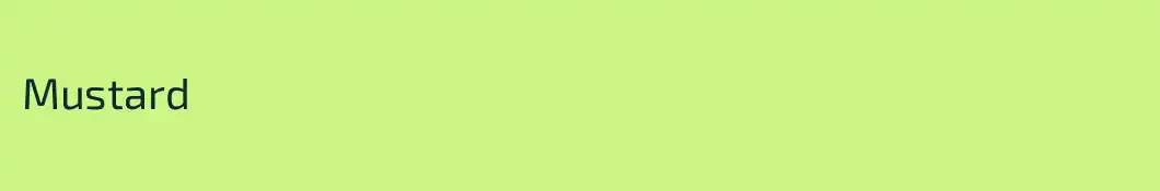 Mustard