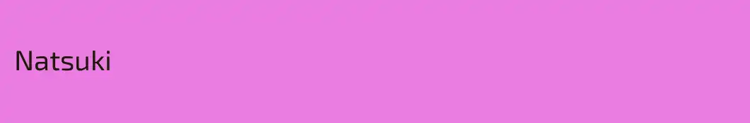 Natsuki