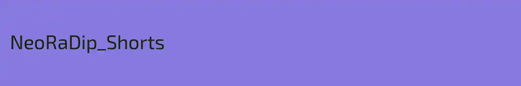 NeoRaDip_Shorts
