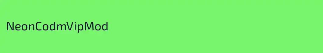 NeonCodmVipMod