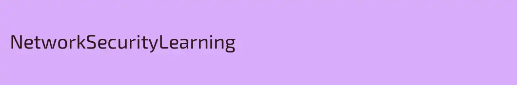NetworkSecurityLearning