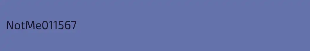 NotMe011567