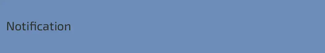 Notification
