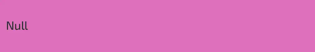 Null