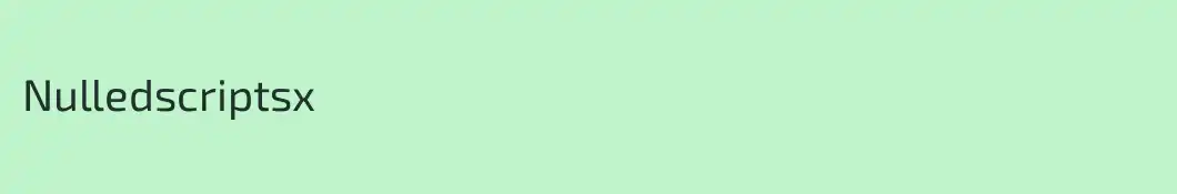 Nulledscriptsx