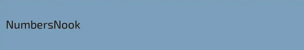 NumbersNook