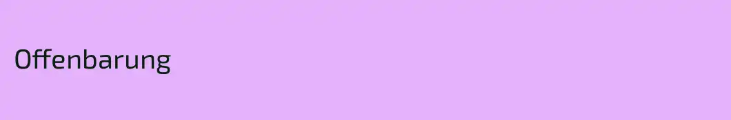 Offenbarung