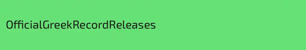 OfficialGreekRecordReleases