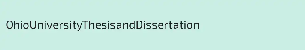 OhioUniversityThesisandDissertation