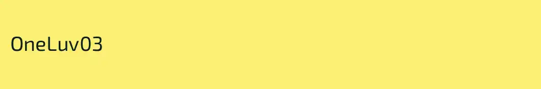 OneLuv03