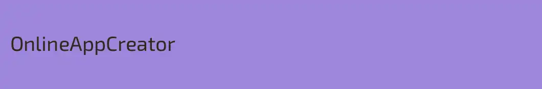 OnlineAppCreator