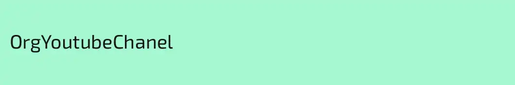 OrgYoutubeChanel