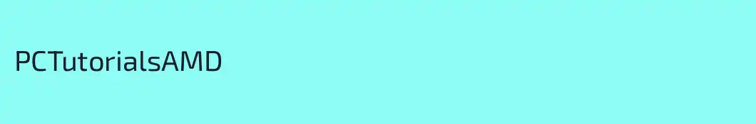 PCTutorialsAMD