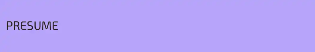 PRESUME