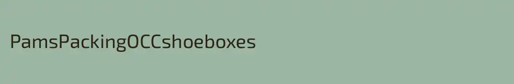 PamsPackingOCCshoeboxes