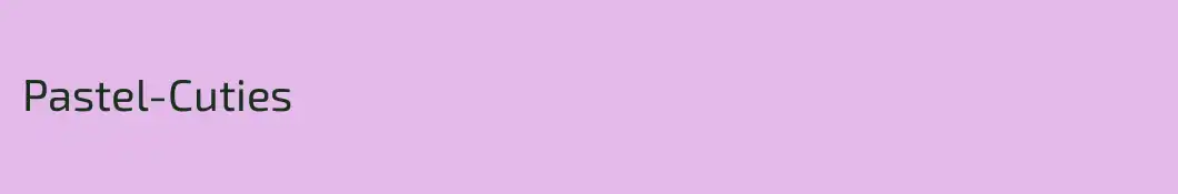 Pastel-Cuties
