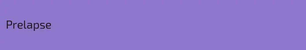 Prelapse