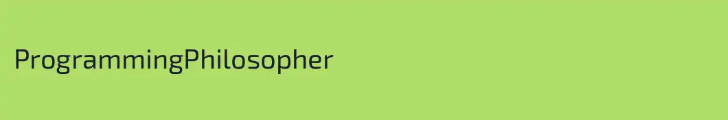 ProgrammingPhilosopher