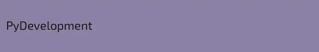 PyDevelopment