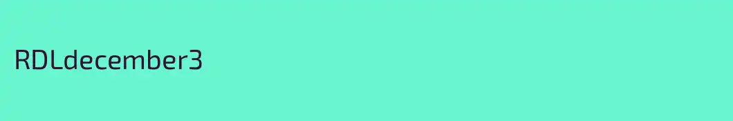 RDLdecember3