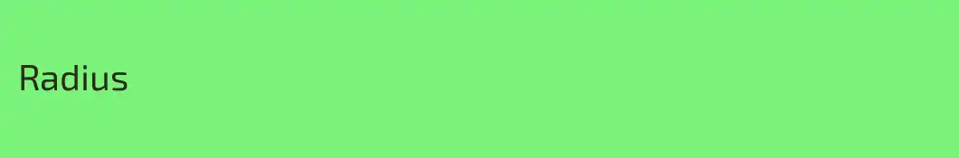 Radius