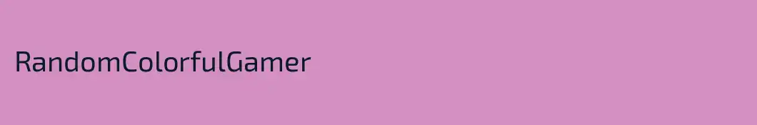 RandomColorfulGamer
