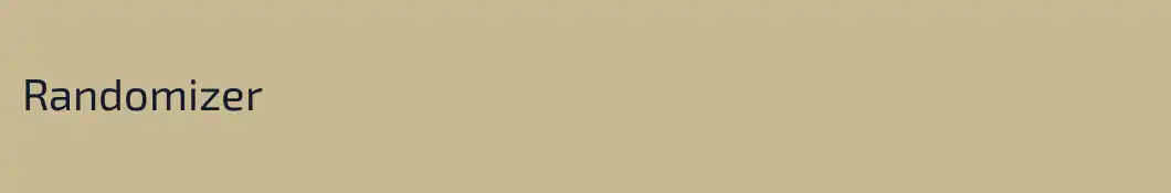 Randomizer