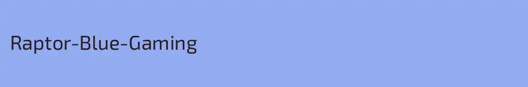 Raptor-Blue-Gaming
