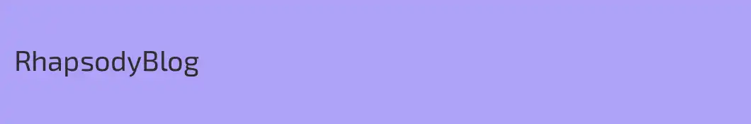 RhapsodyBlog