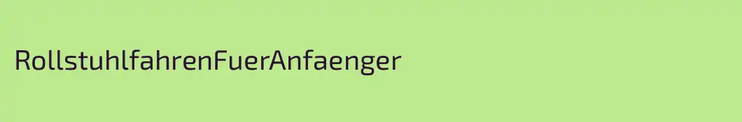 RollstuhlfahrenFuerAnfaenger