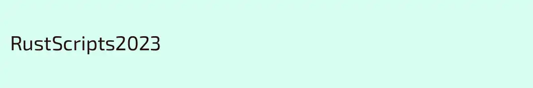 RustScripts2023