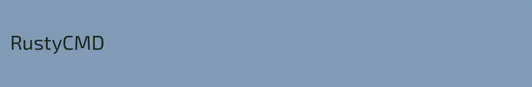 RustyCMD