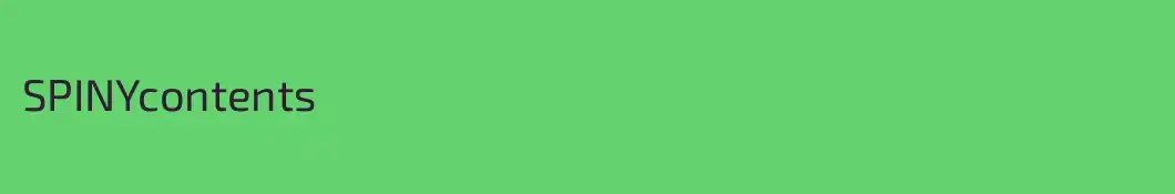 SPINYcontents