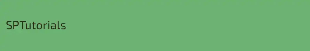 SPTutorials