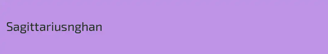 Sagittariusnghan
