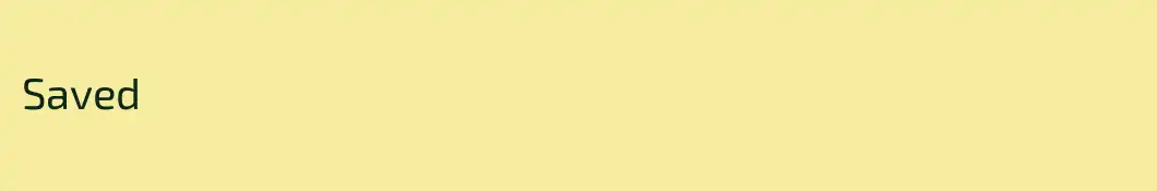 Saved