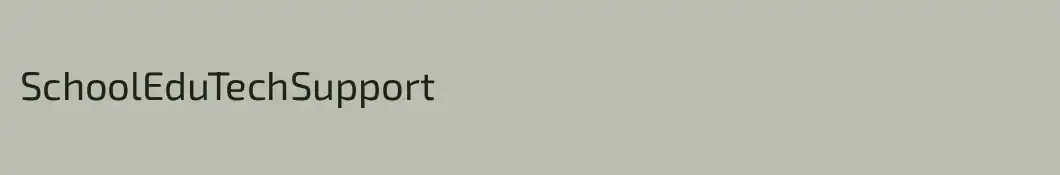 SchoolEduTechSupport