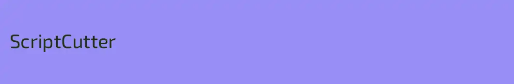 ScriptCutter