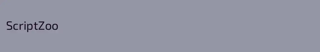 ScriptZoo